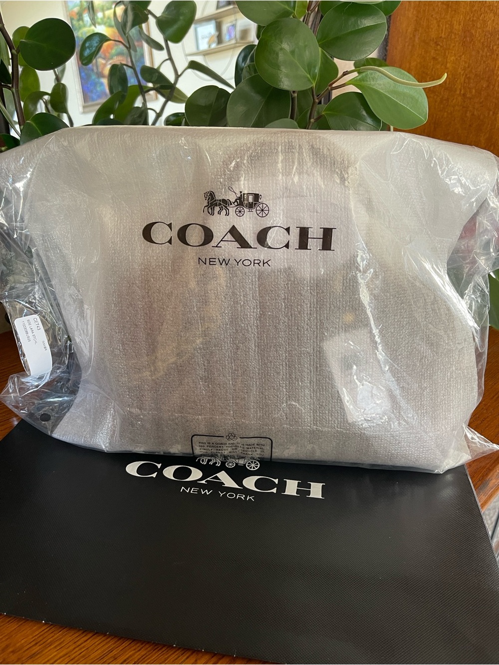 NWT COACH Lara Satchel Bag in Warm Brown Suede - Picture 9 of 14
